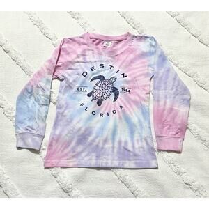 Dreamsicles Brand Tie Dye Sea Turtles Destin Florida T Shirt Girls Sz M